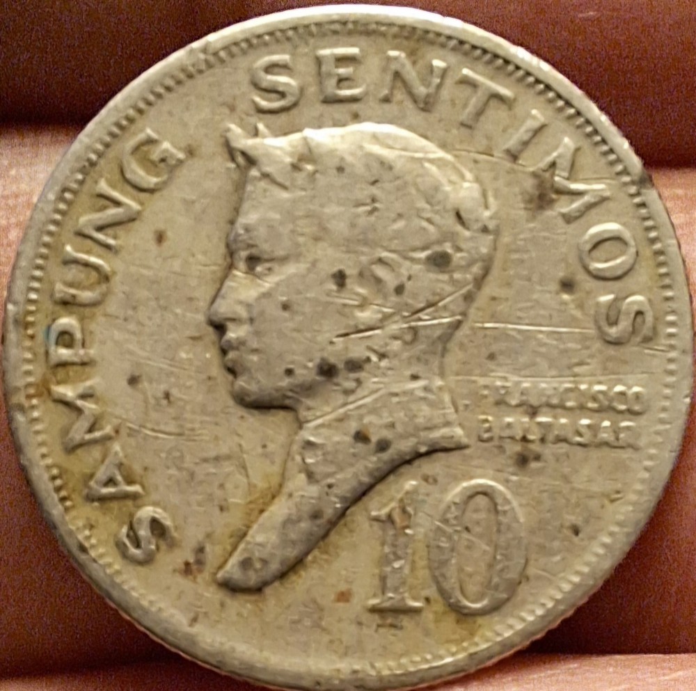 Philippines 10 Sentimos 1969 VG