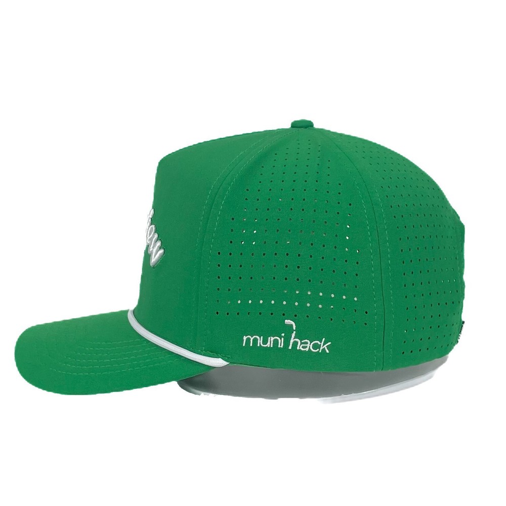 "Riverview G.C." - Funny Golf Hat -Caddy Green - Adjustable