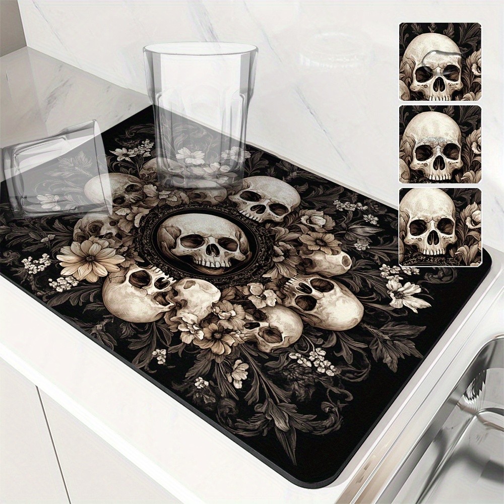 2D Kitchen Drining Mat Tea Coffee Machine Mat Dining Table Het Insultion Mat