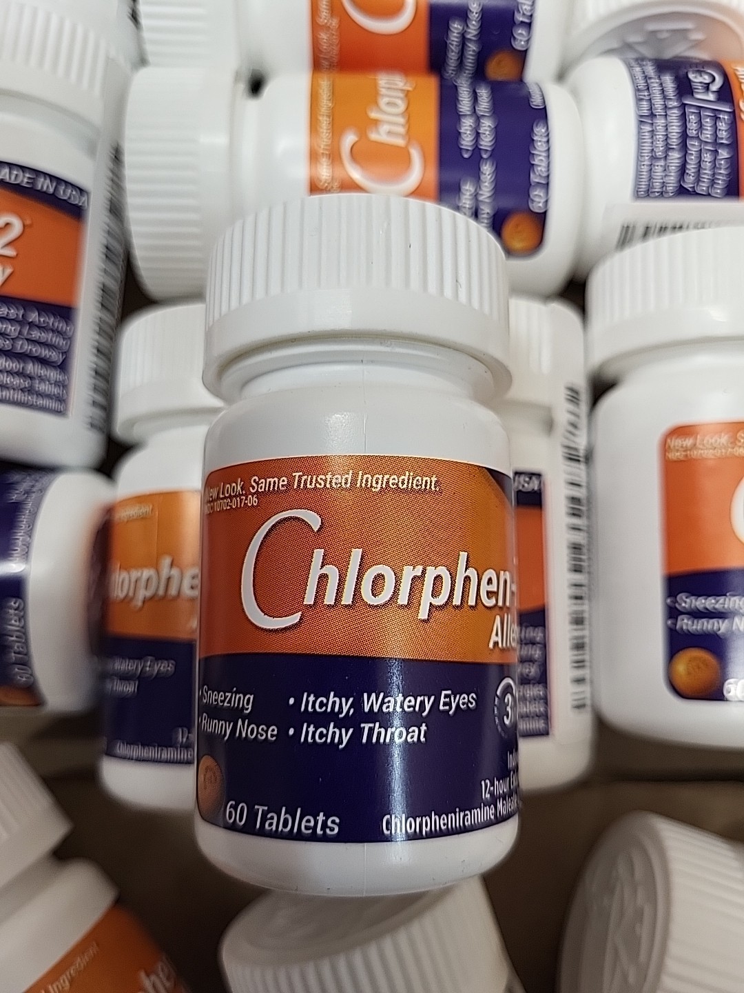 Chlor-Trimeton 12mg Extended Release – 60 Tablets (5 Pack Total) – Exp 03/2026 -