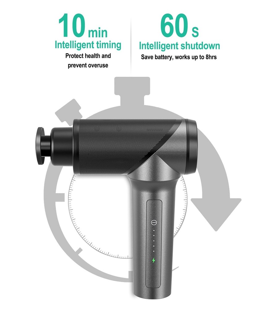 Medcursor Massage Gun - High Intensity Brushless Motor, Handheld Percussion D...