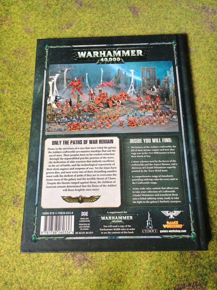 Craftworlds Eldar Codex Warhammer 40k 8th Edition