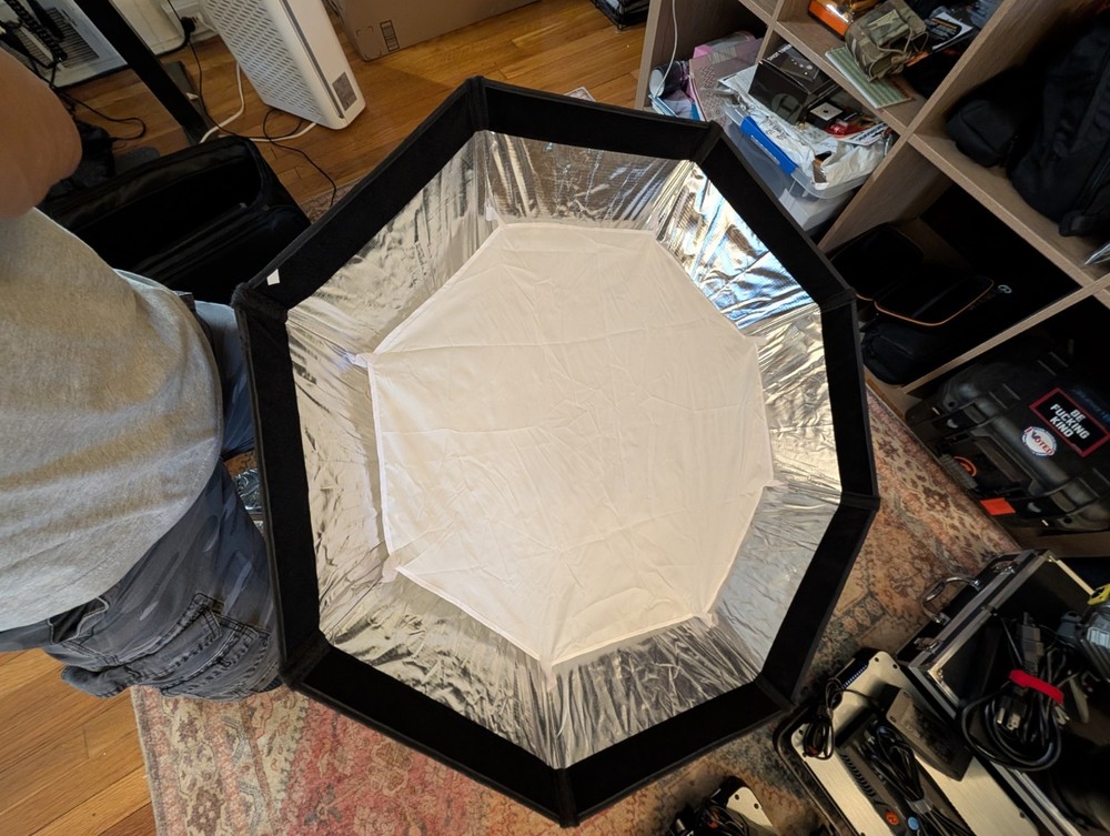 TARION SOFTBEAM OC-90F Foldable Octagonal Softbox 35.4in Quick 1-Step Setup Used