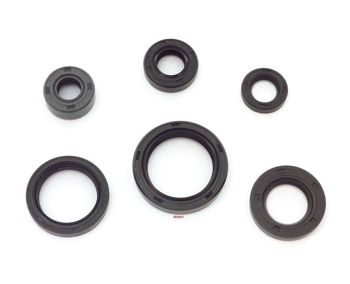 Engine Oil Seal Kit - Honda CT90K CT90 Trail 1966-1979 - 6x Oil Seals