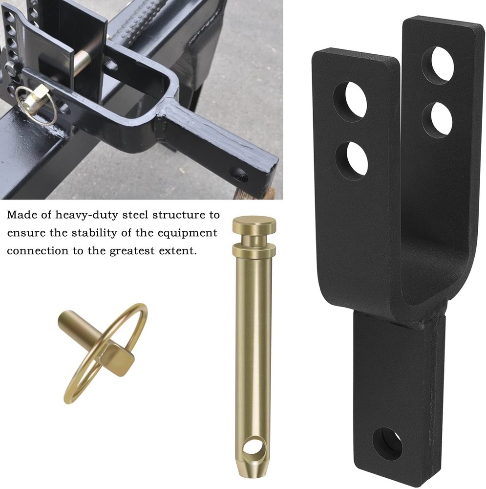 3 Point Versatile Quick Hitch Adapter Bracket Fit for Category 1 Quick Hitch