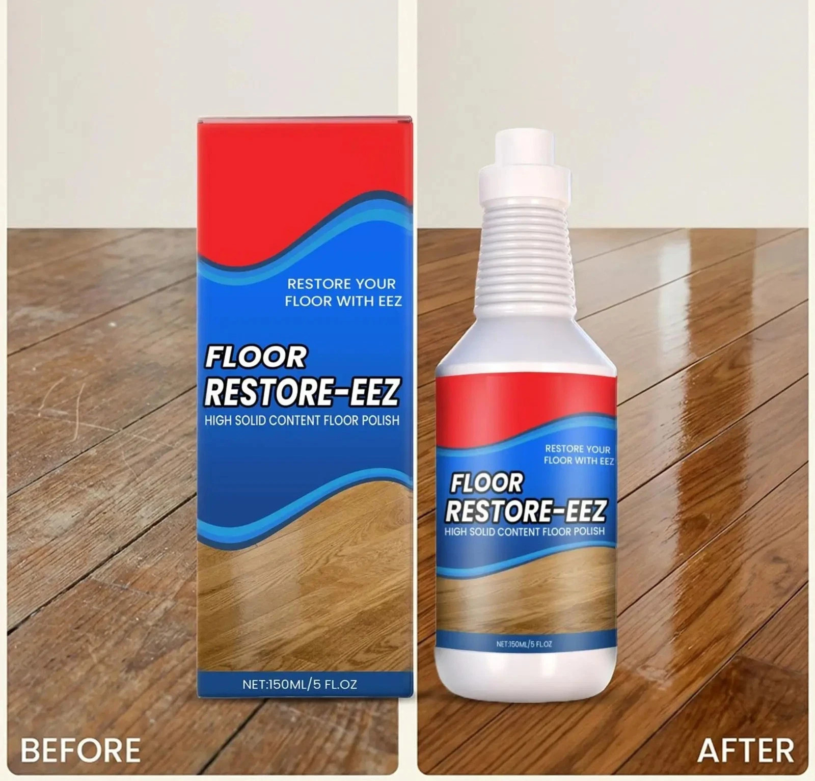 Clean-Eez Ultimate Floor Restorer & Polish - Revitalize,Protect,Shine Wood 150ml