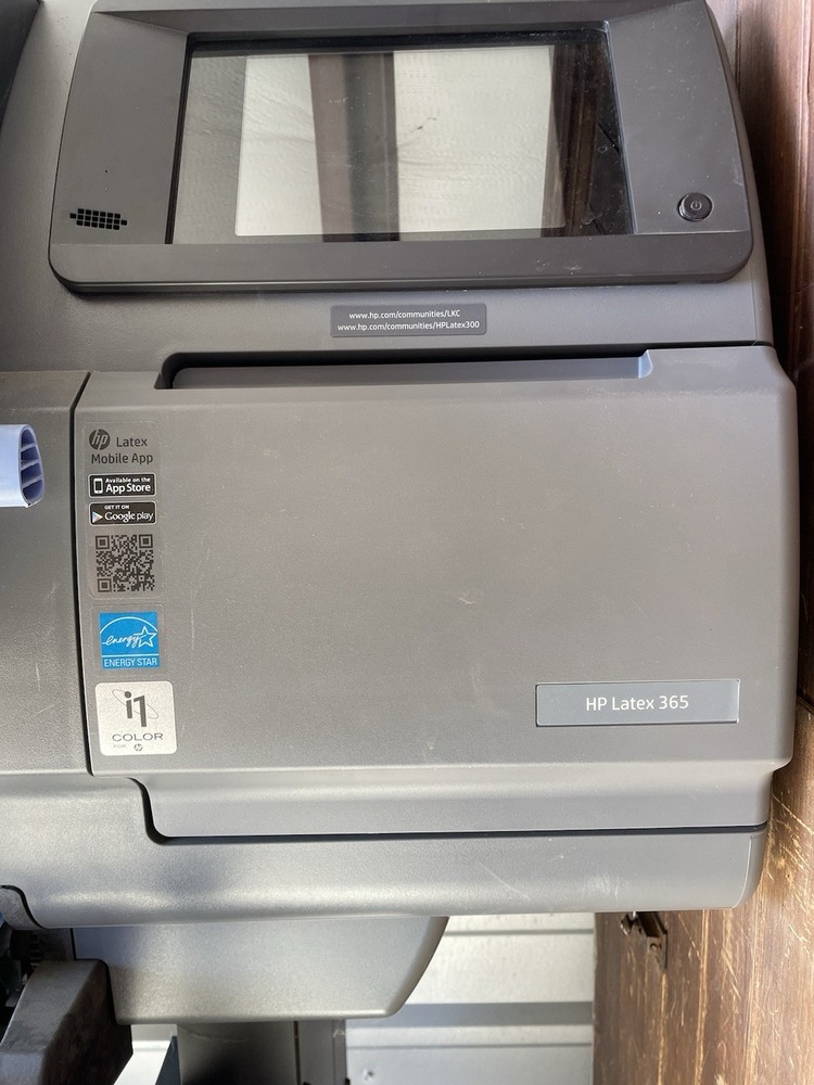 HP 365 Wide Format 64" Latex Color Printer - Working Condition