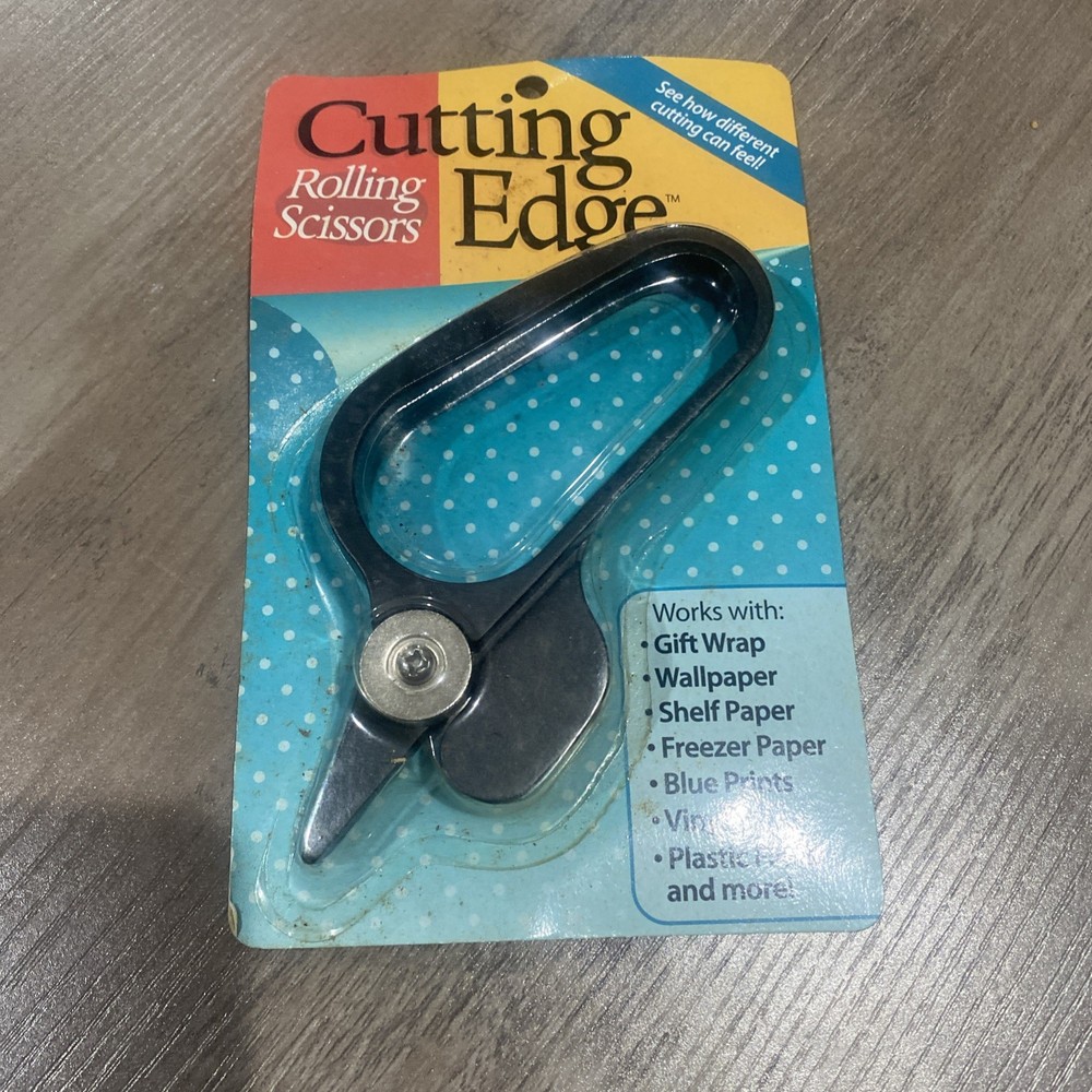 NEW PAIR CUTTING EDGE ROLLING SCISSORS FACTORY SEALED