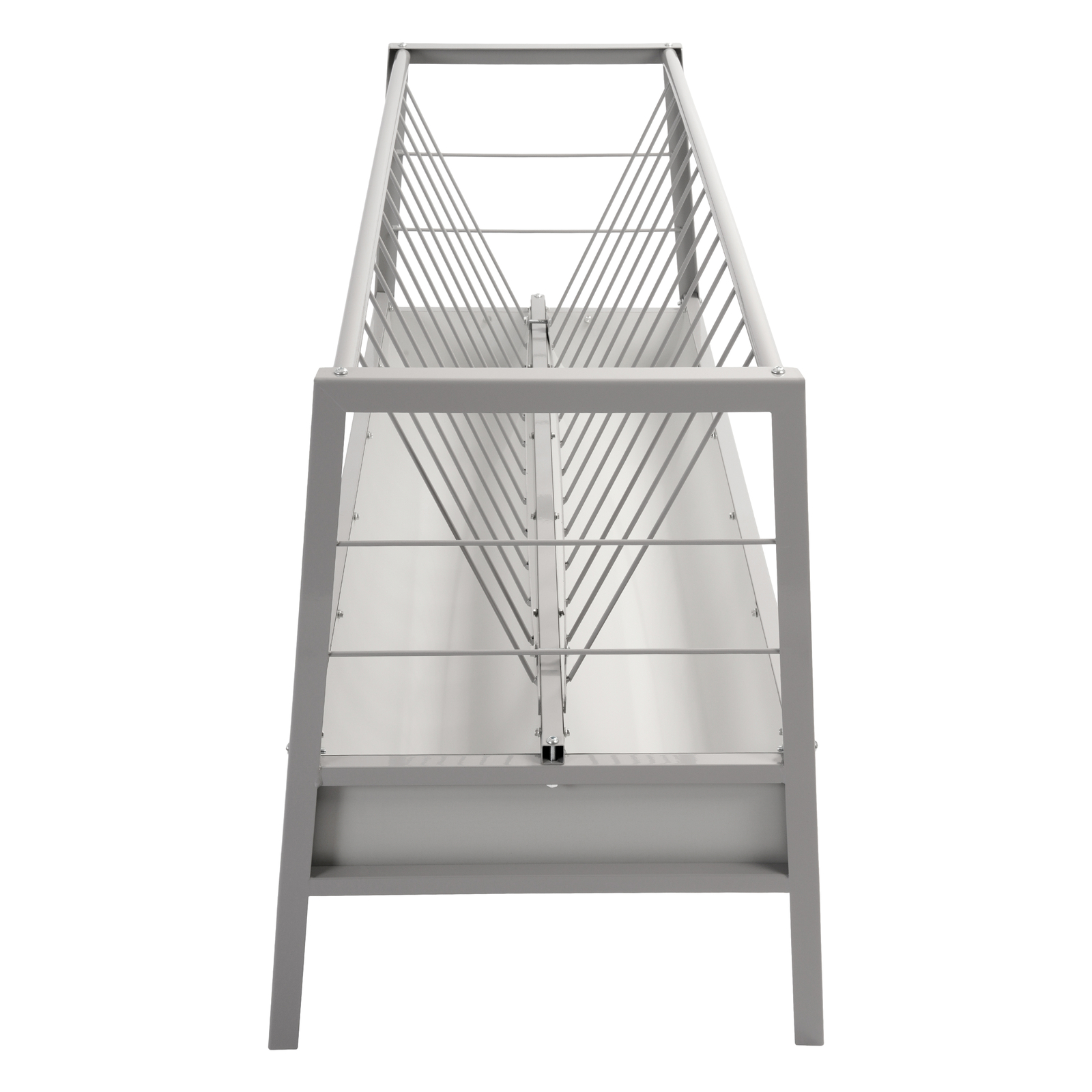 77 Gallon Pasture Hay Grain Feeder For Goats Outdoor Livestock Feeder 2 IN 1