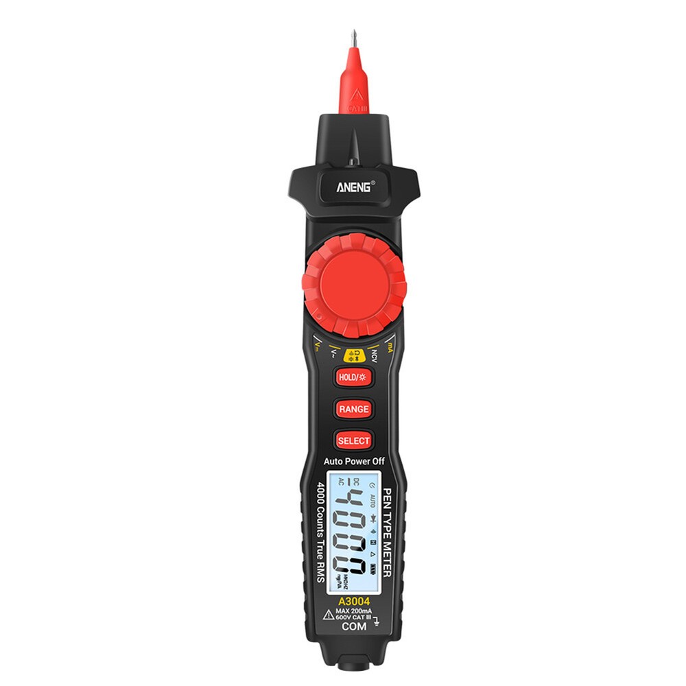 ANENG A3004 Pen Type Digital Multimeter AC DC Ammeter Voltmeter with Backlit LCD
