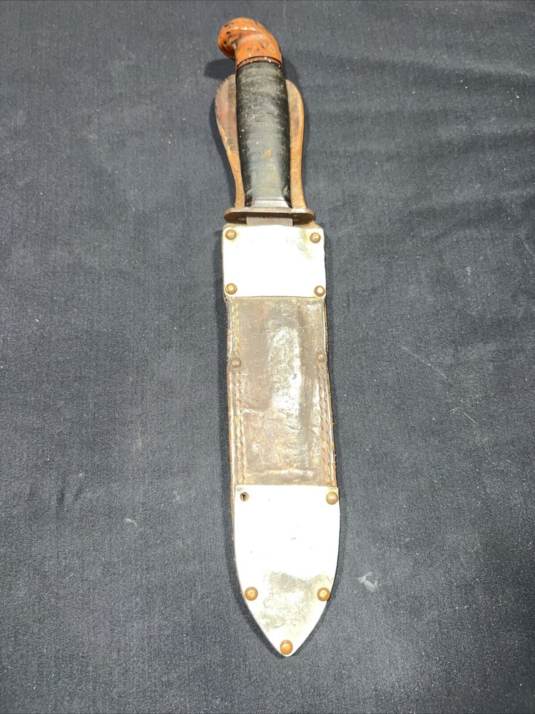 US WW2 Western L77 Fighting Knife w/ Sheath