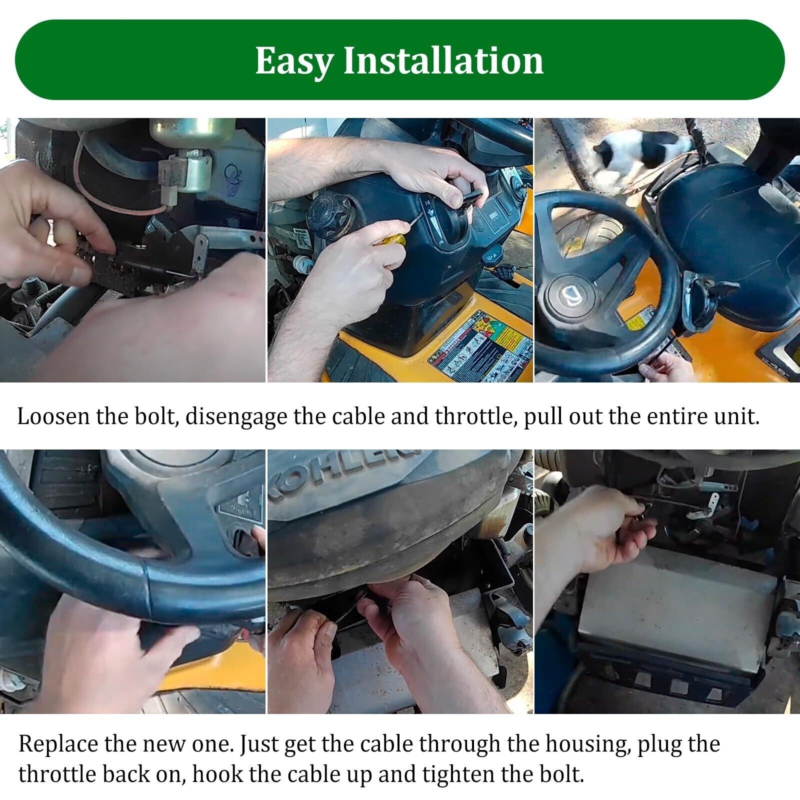 OEM #946-05098C Lawn Throttle Choke Cable For Cub Cadet XT1 GT50 LT46 GT54👏