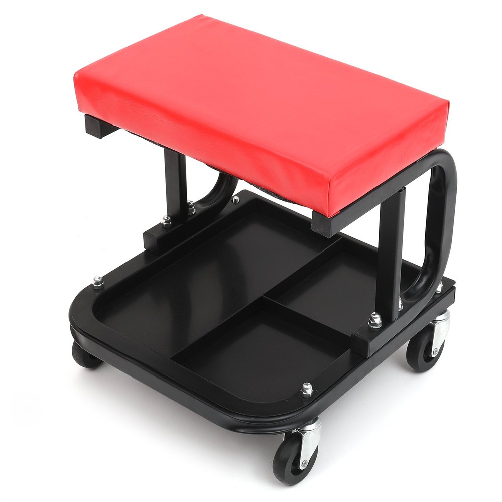 Rolling Mechanic Seat Garage Tool Box Creeper Chair Work Stool