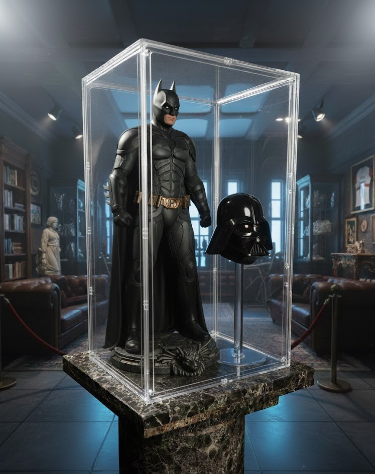 Premium Clear Acrylic Display Case 12”L x 14”W x 24”H Extra Tall Collectibles