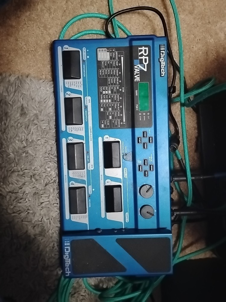 Digitech Rp7 Value Effects Wall Board Pedal With Bank Program Distortion Mod