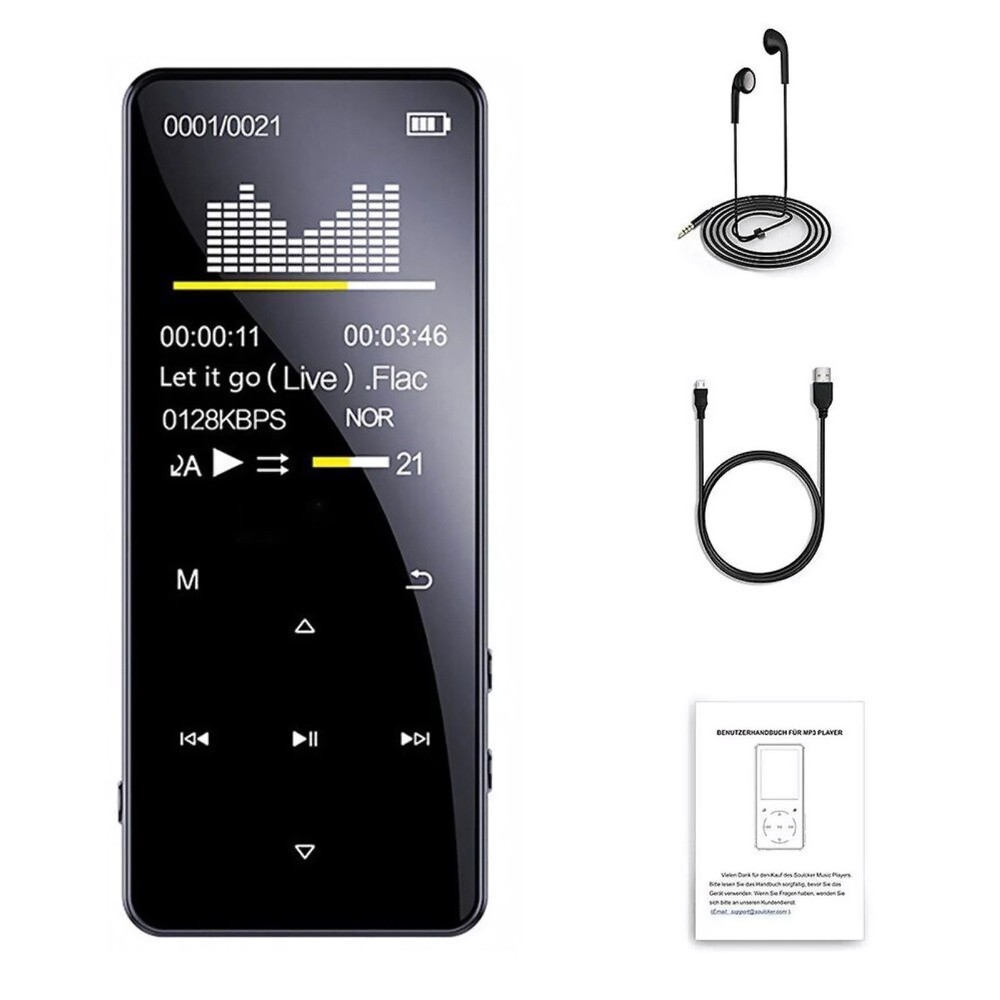 5.0 Bluetooth Mini Music MP4/MP3 Player Support FM Microphone Recording