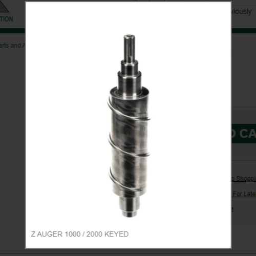 Z AUGER 1000 / 2000 KEYED #9131283-01