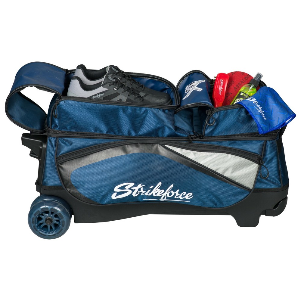 KR Strikeforce Drive Navy 3 Ball Roller Bowling Bag