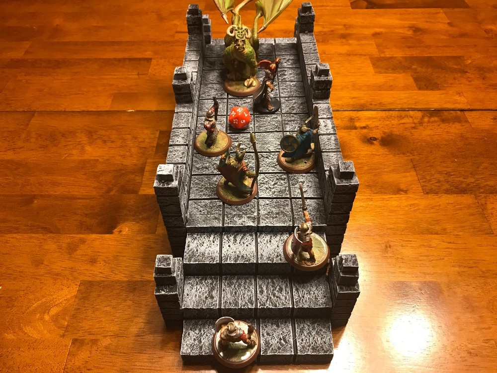 Dungeon Big Bridge 28mm terrain 40k warhammer Dungeons & Dragons Pathfinder d&d