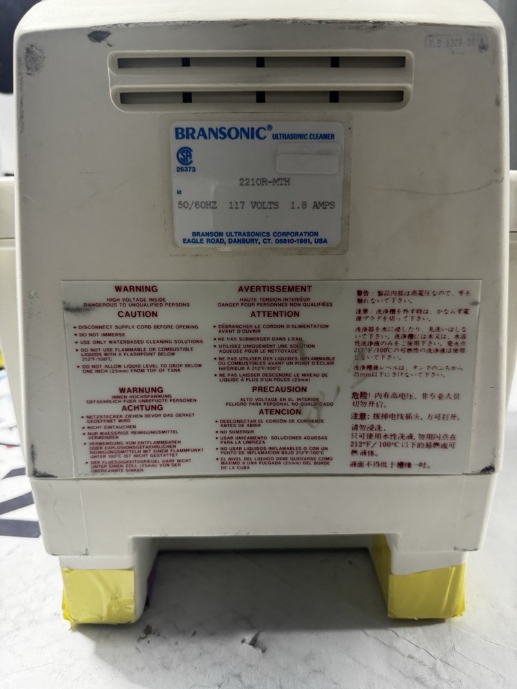 Bransonic Ultrasonic Cleaner 2210