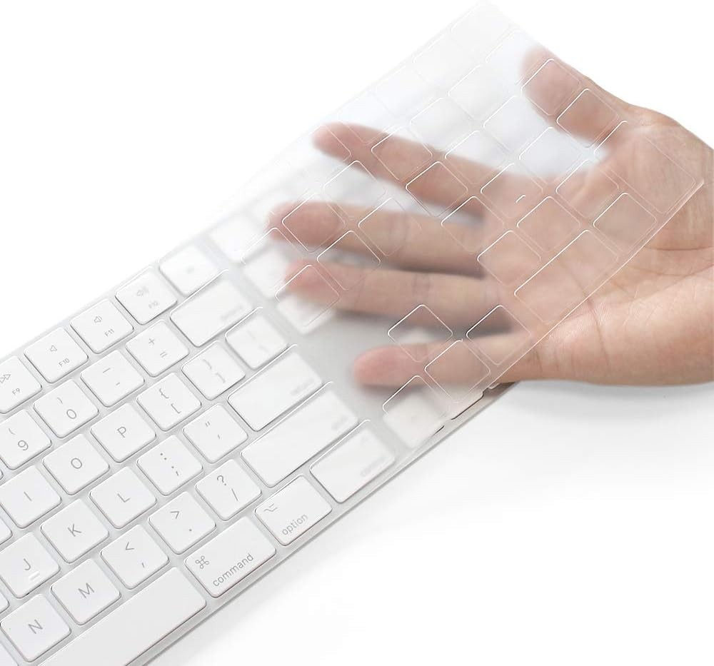 Keyboard Cover Skin for 2018-2017 Apple Magic Keyboard with Numeric Clear