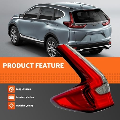 Outer Tail Light Assembly Compatible with CR-V CRV 2020 2021 2022 Rear Left