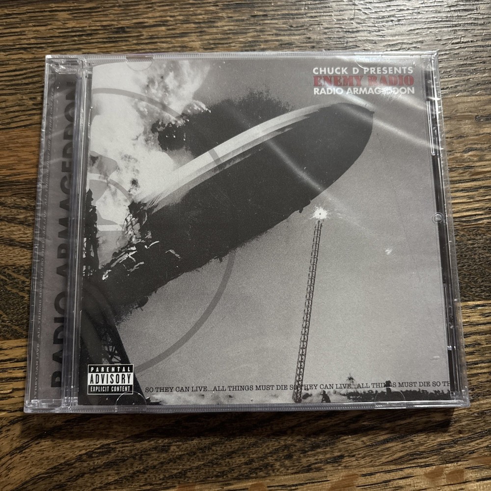 SIGNED!! Chuck D Radio Armageddon CD signed insert Public Enemy SEALED