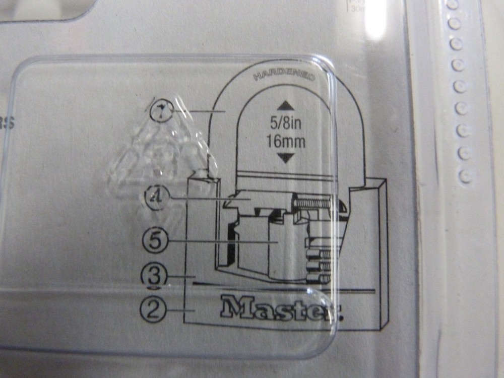 Master Lock 4Pk 1-3/16"Cvr A Padlock