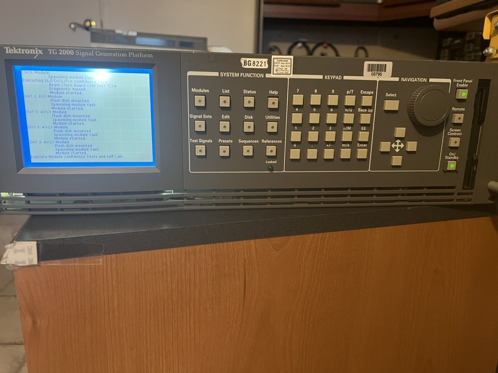 Tektronix TG 2000 Signal Generation Platform.