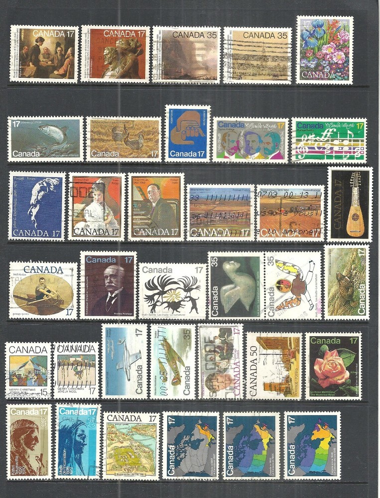 CANADA  VARIOUS USED ISSUES    1980 - 1981