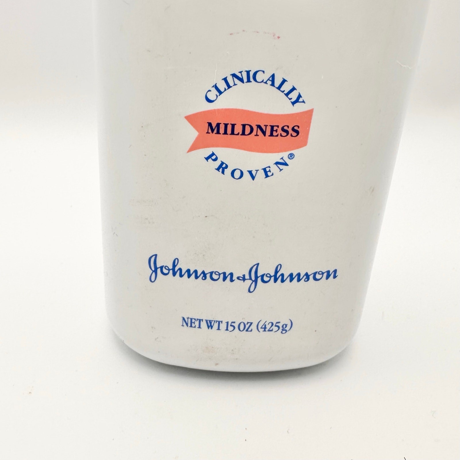 Vintage Johnson’s Baby Powder TALC Mildness Pink Label 15 Oz 2004 Full No Seal