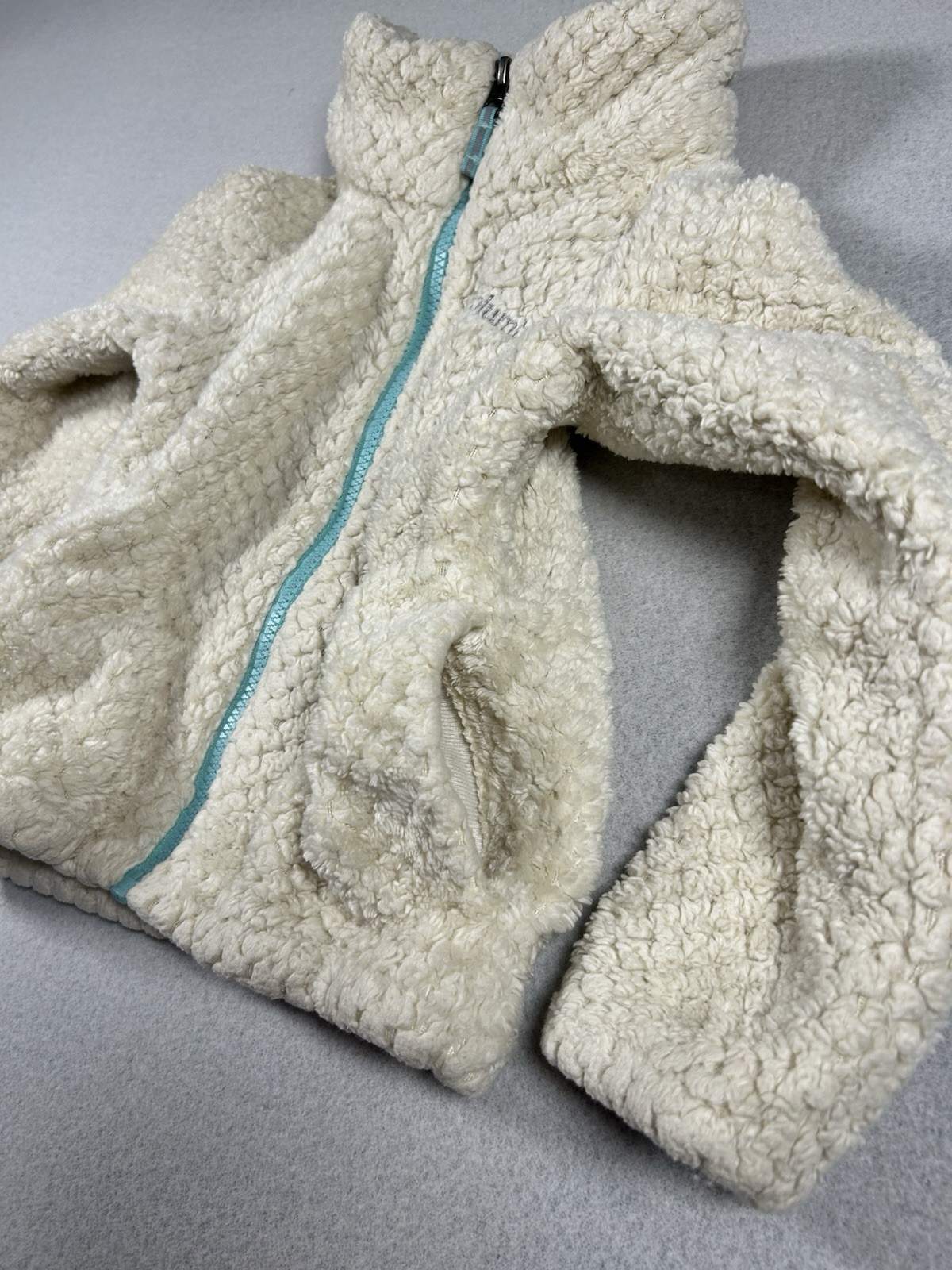 Columbia Toddler Girls Fireside Sherpa Fuzzy Soft Fleece Jacket Size XXS (4-5)