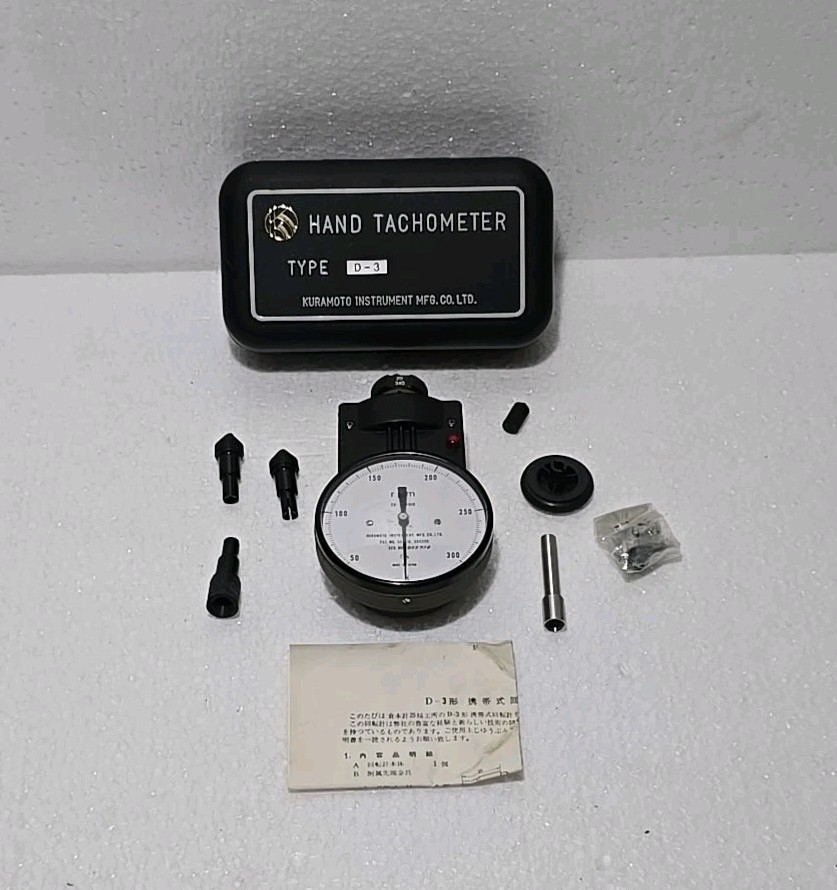 Kuramoto D-3 Hand Tachometer , New