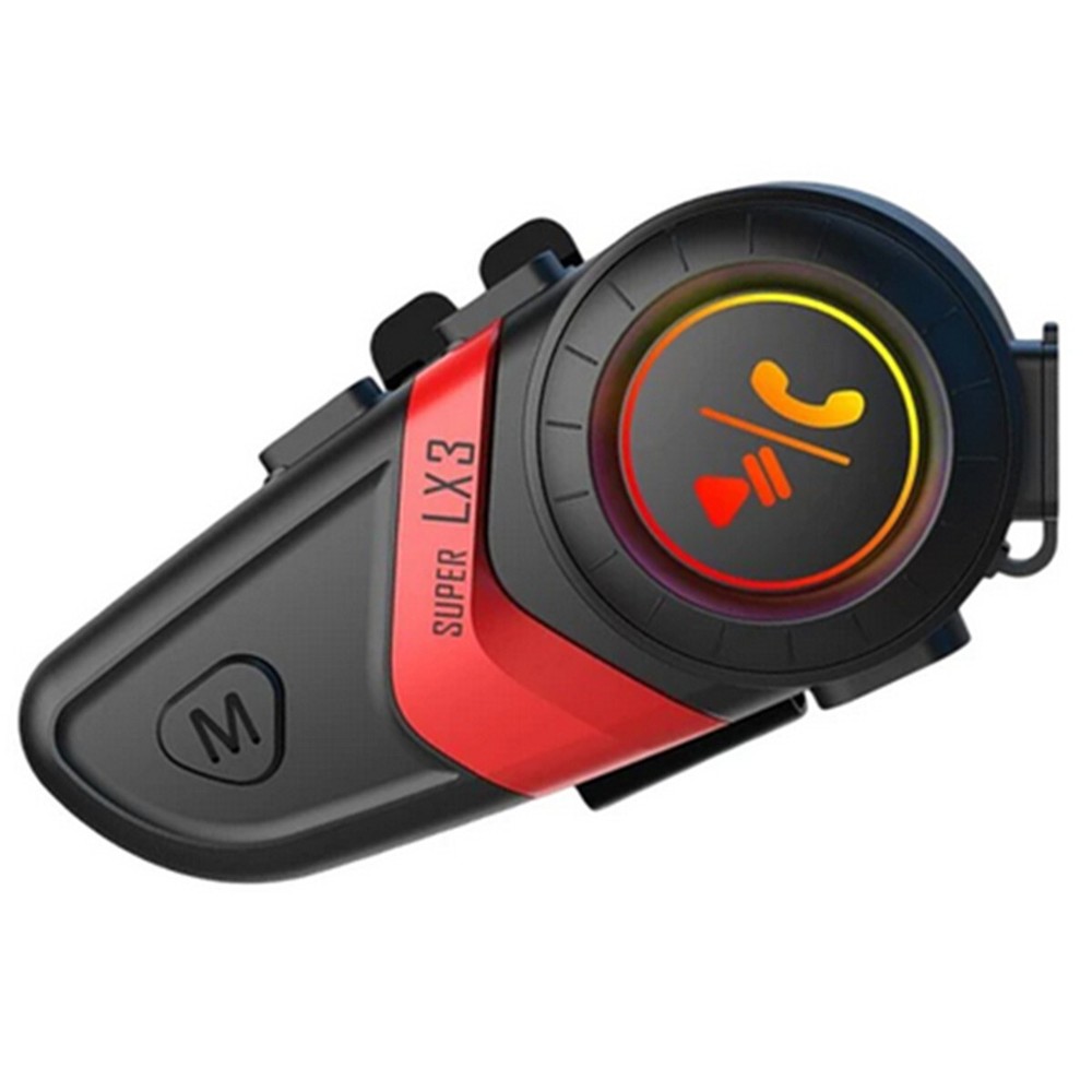 BT Wireless Bluetooth Helmet Intercom Headset TYPE-C Charging Fit For Motorcycle