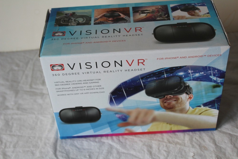 SOUND LOGIC VRG60176 VISON VIRTUAL REALITY GAMING HEADSET BLACK Opened Box