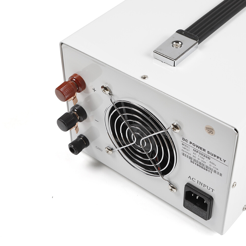 MP3020D 30V 20A DC Power Supply Variable Adjustable High Precision Digital Cord