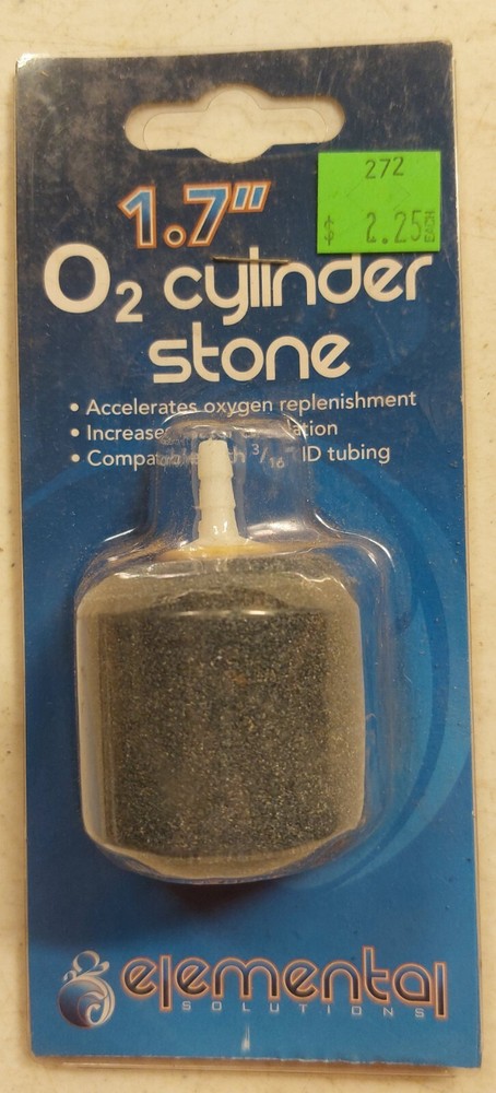 ELEMENTAL SOLUTIONS O2 CYLINDER STONE 2" (11) and 1.7" (2)