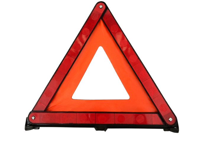 Foldable Reflective Car Warning Triangle First Aid Breakdown Safety Sign