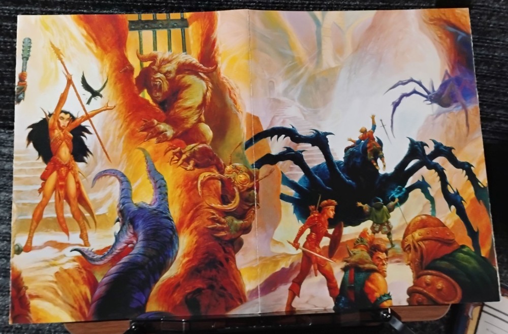 Dungeon Master’s Screen D&D 3rd Edition 2000 Complete w/ Inserts