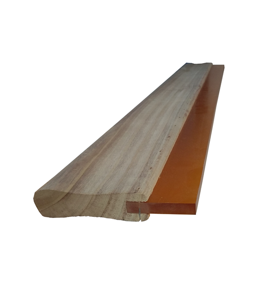 1pc 6.5In Silk Screen Printing Squeegee Ink Scraper Scratch Board 65 Durometers