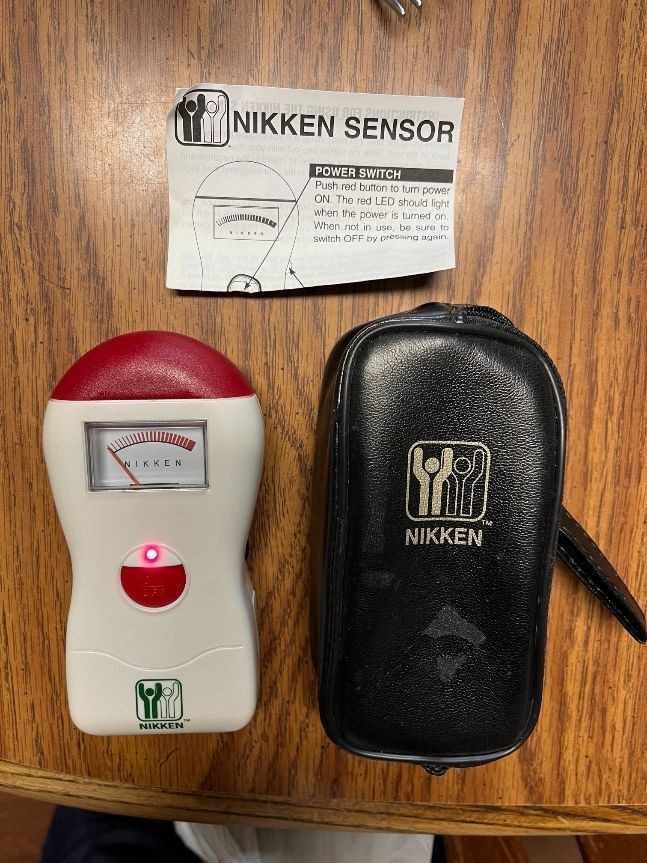 Working Nikken Magnetic Field Sensor Tester Indicator Meter EMF Fields