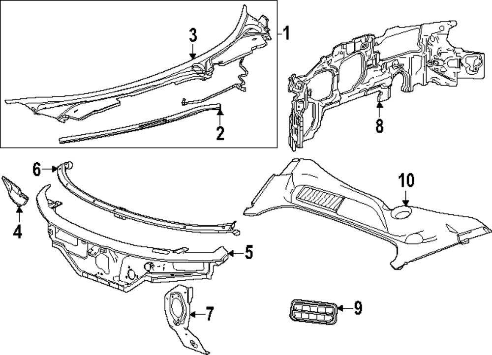 Genuine GM Side Cover 85611412