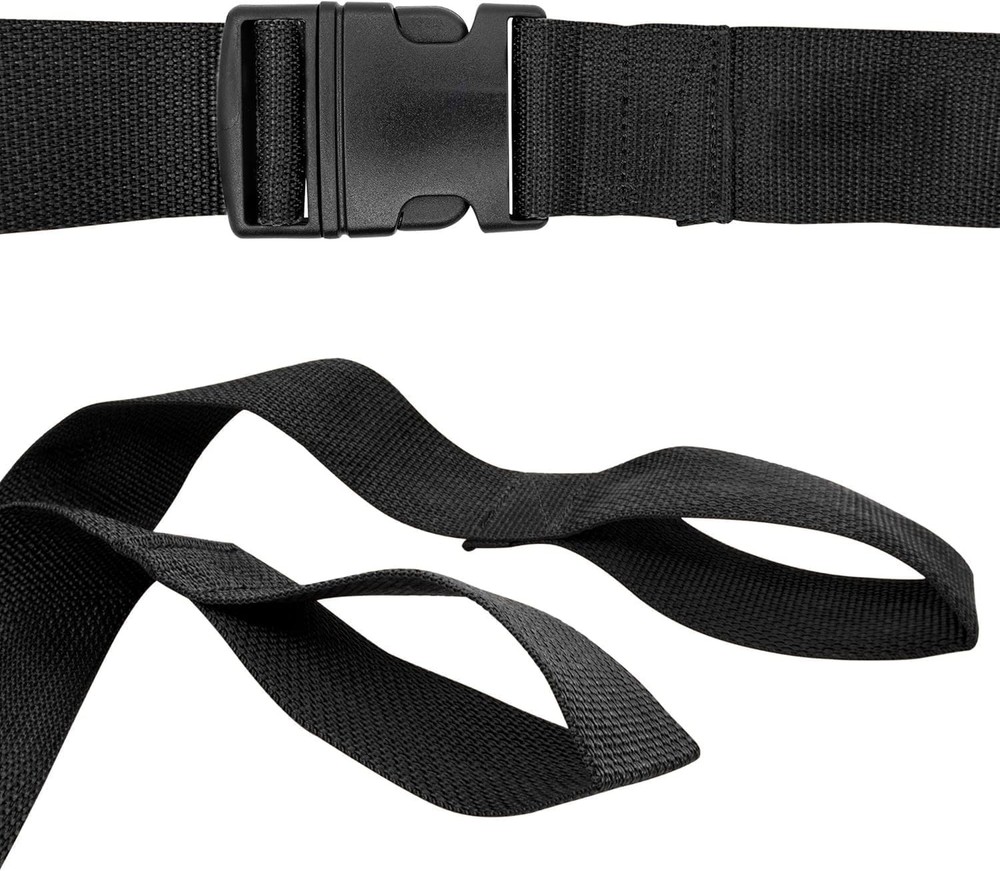 LINE2design Backboard Spine Board Straps - 5" Disposable Securing Black