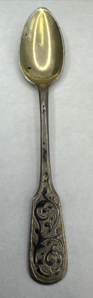 3 Antique Russian 0.84 Silver Spoons