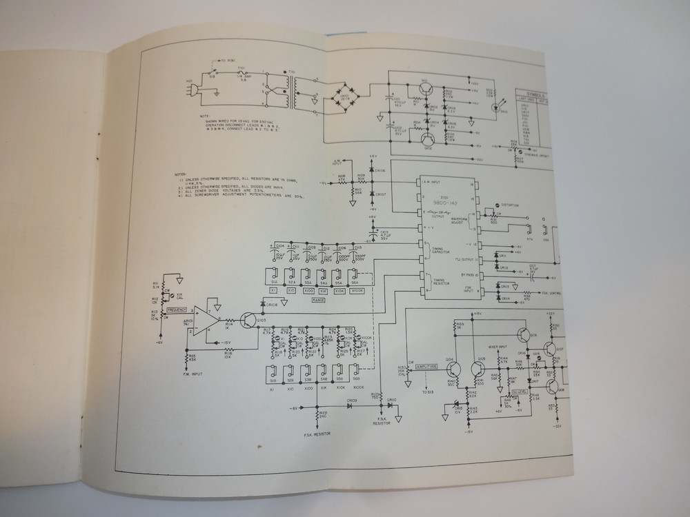 HICKOK Model 270 Function Generator Manual and Schematic tested by Eddie Mikells