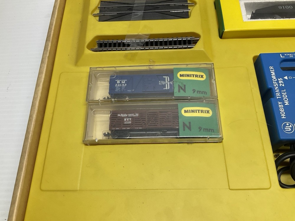 Minitrix N Scale steam and freight Train Set New In Box