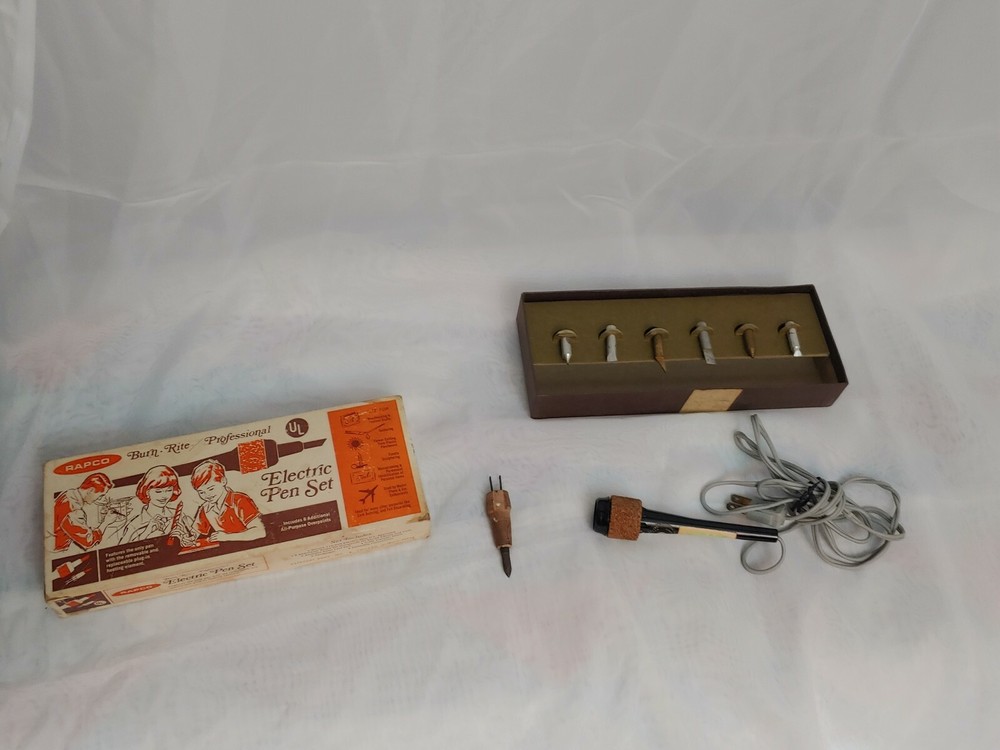 Vintage Rapco Model 6557 Electric Pen Set