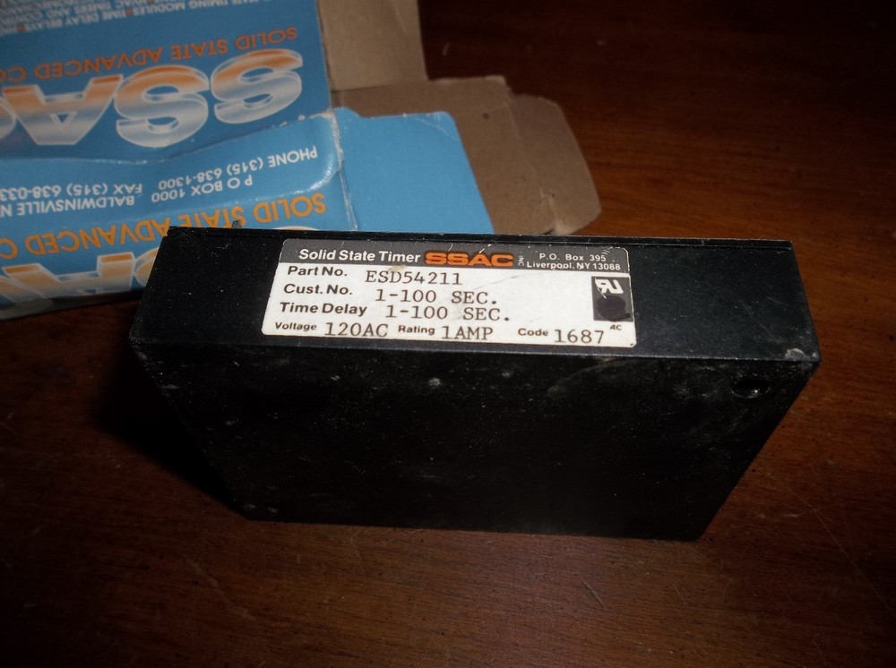 NEW SSAC ESD54211 Solid State Timer Relay