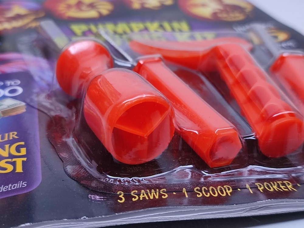 Pumpkin Masters Halloween Pumpkin Carving Kit Tools 10 Patterns 15 Pieces Kit