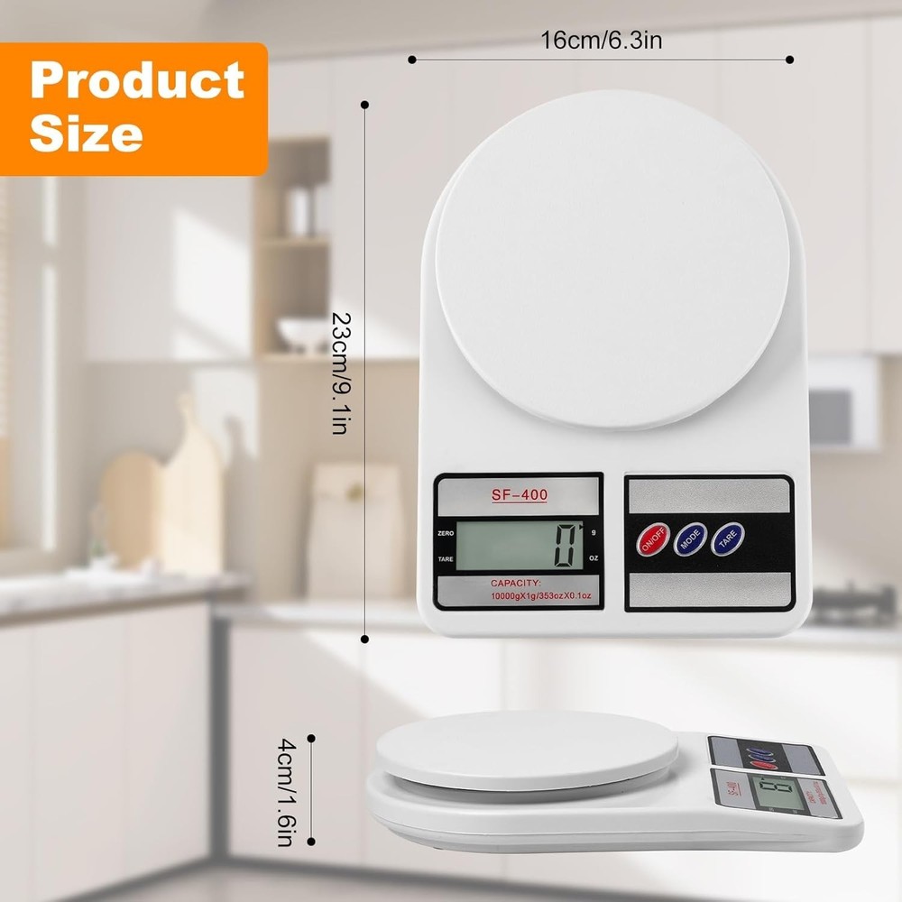 High Precision Kitchen Scale with Digital Display - Ideal for Cooking & Baking
